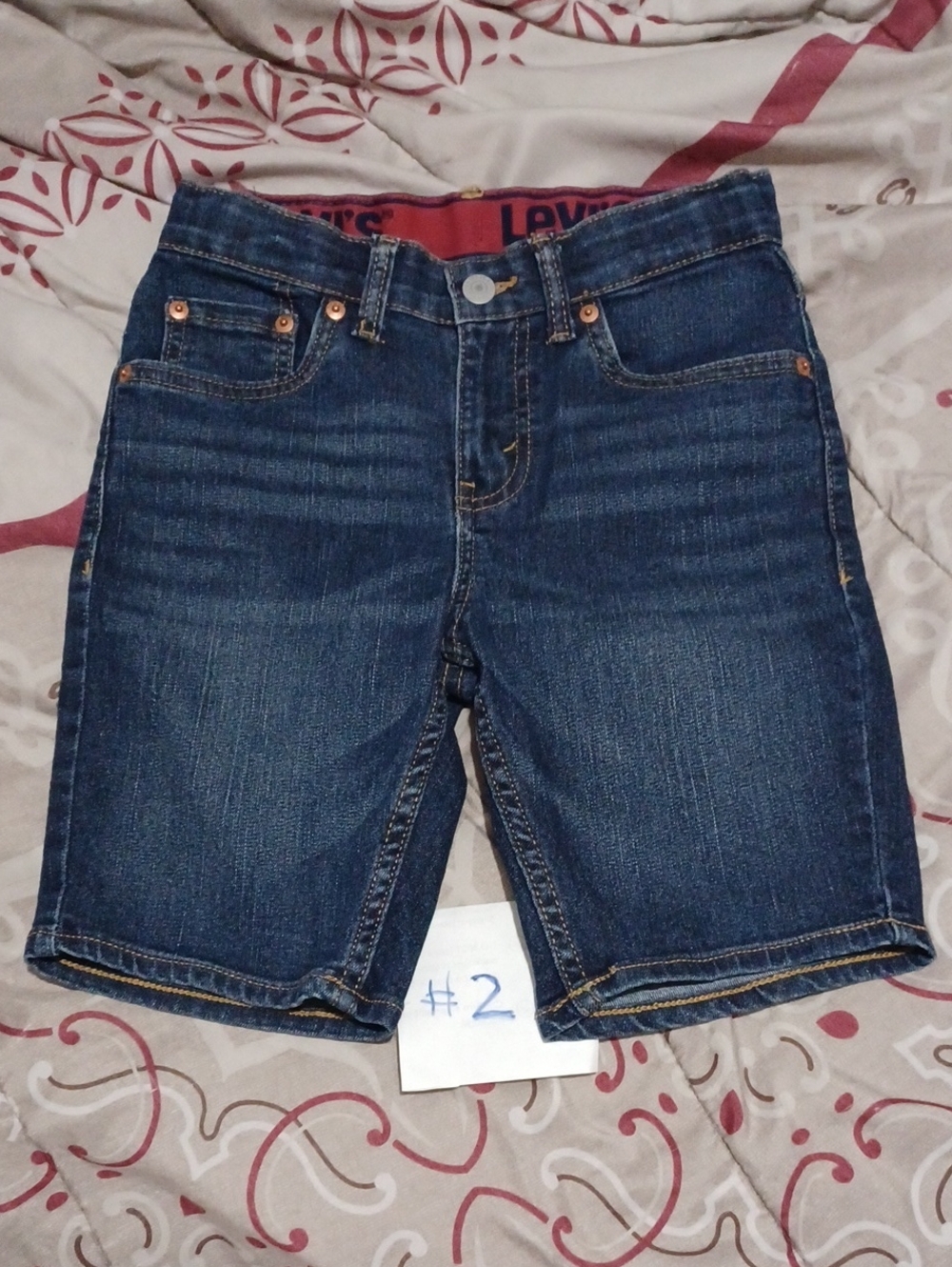 #2 Levi's 511 Boy's Blue Denim Jean Shorts Size 8